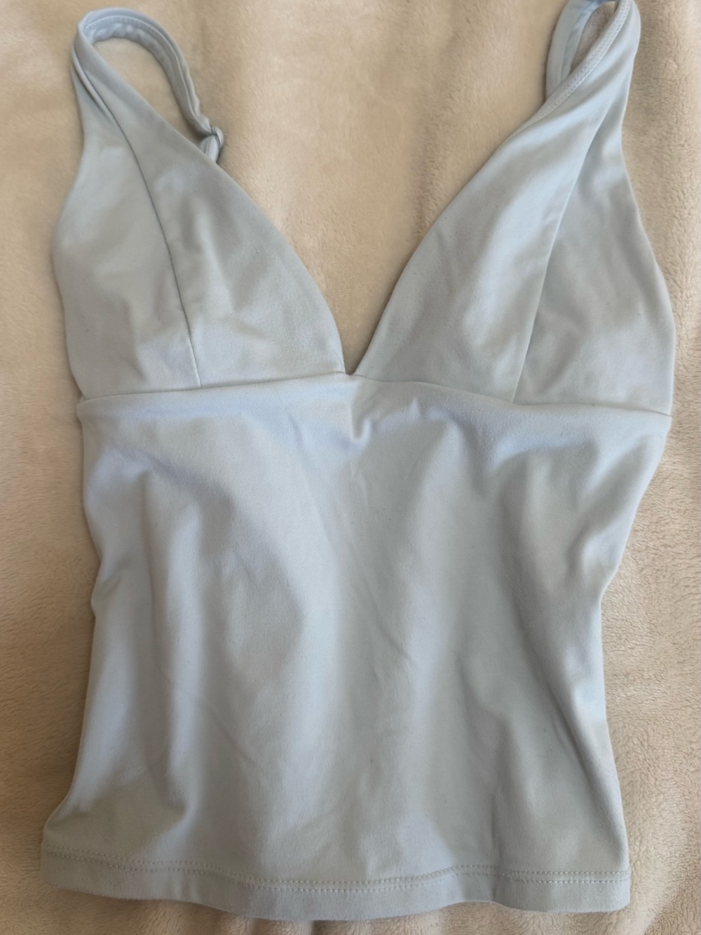 Garage Light Blue V-Neck Tank Top